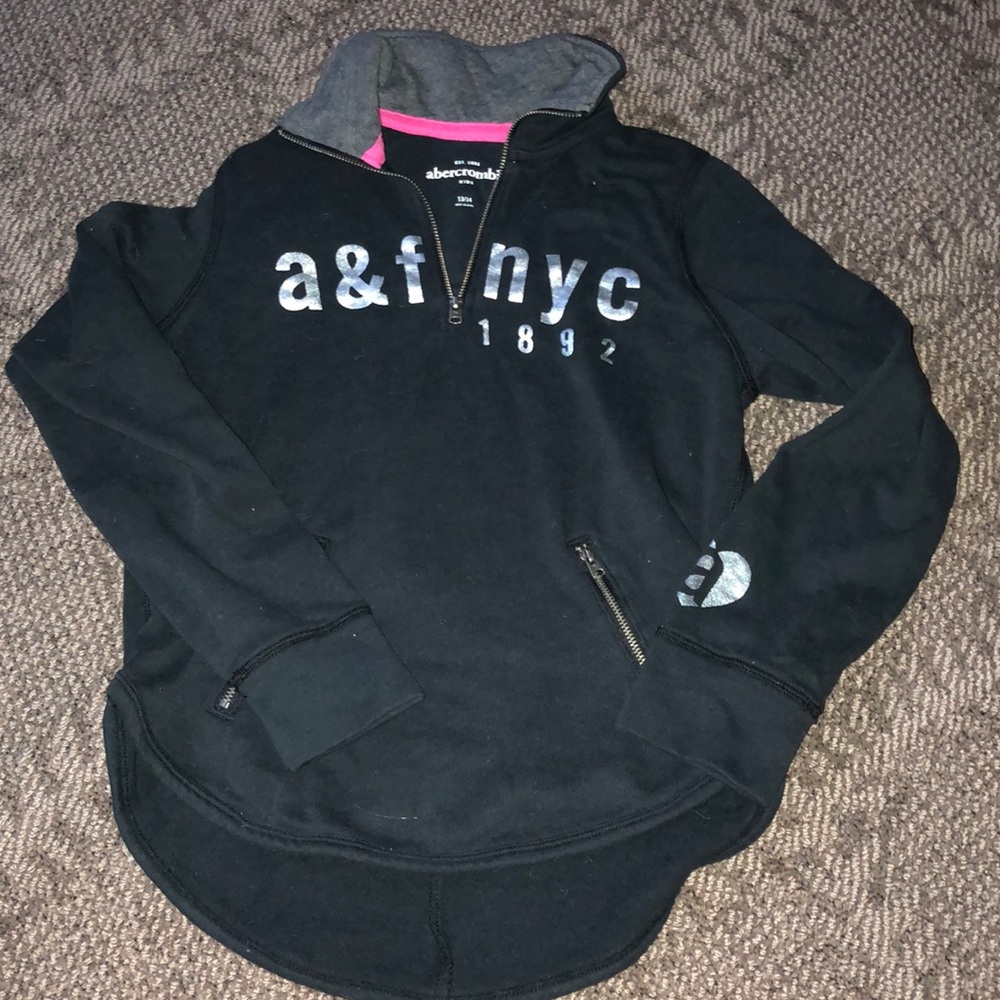 A&F kids 1/4 zip